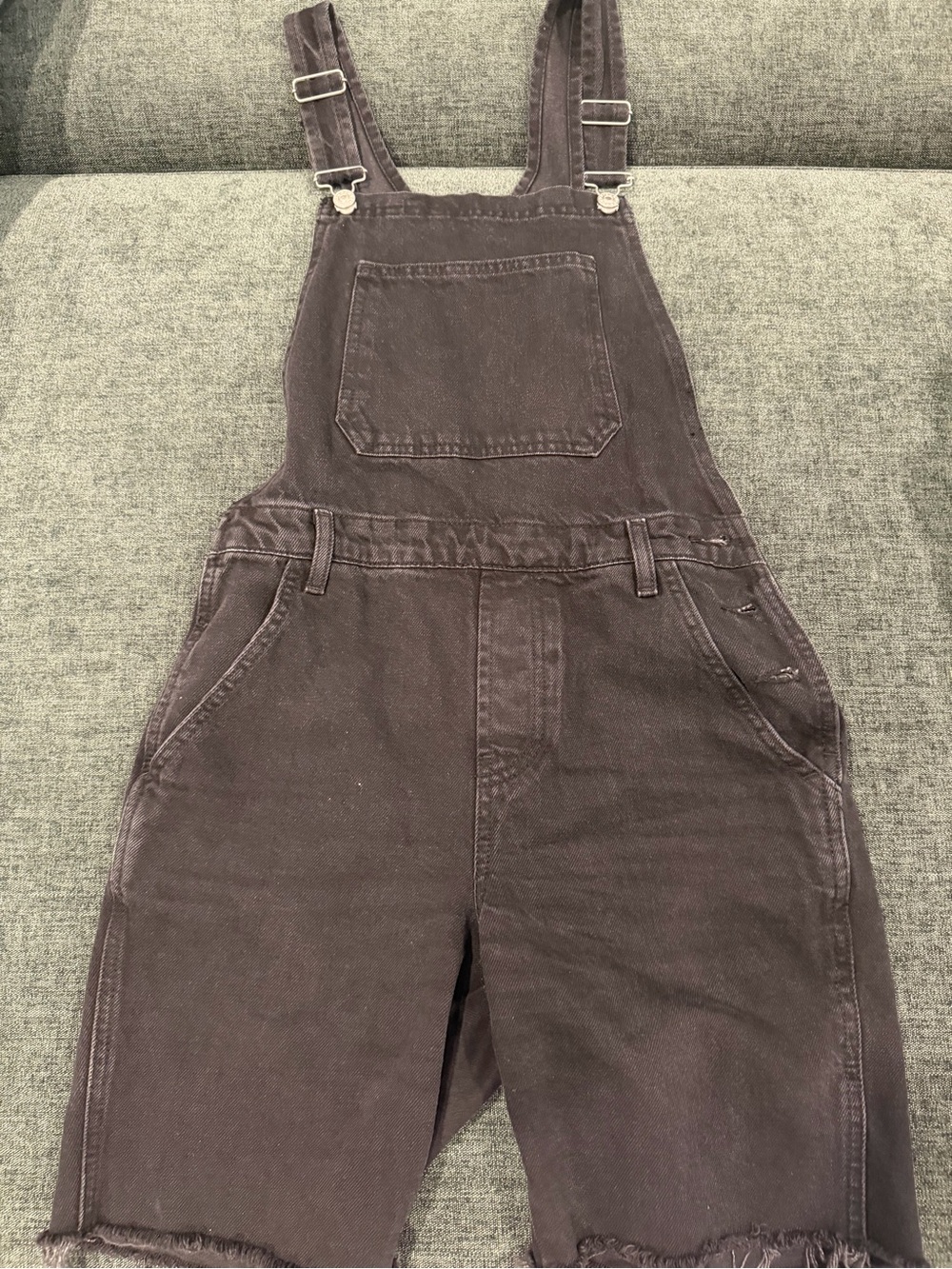 Denim Short Overalls